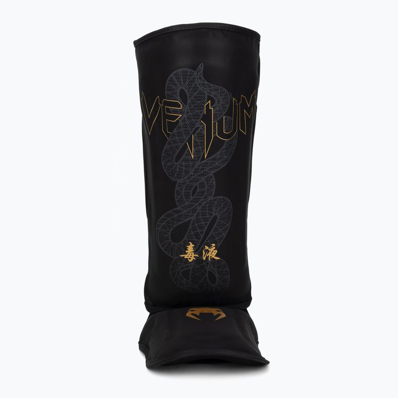 Протектори за пищяли и стъпала Venum Serpenti black/silver/gold 4