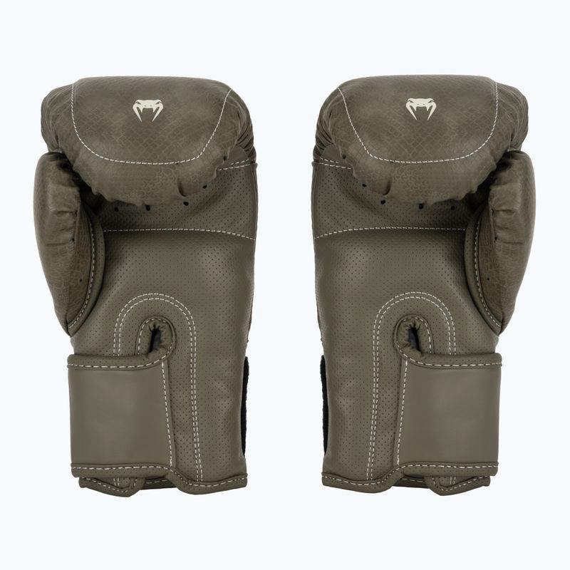 Боксови ръкавици Venum Impact Evo Scales army green 3