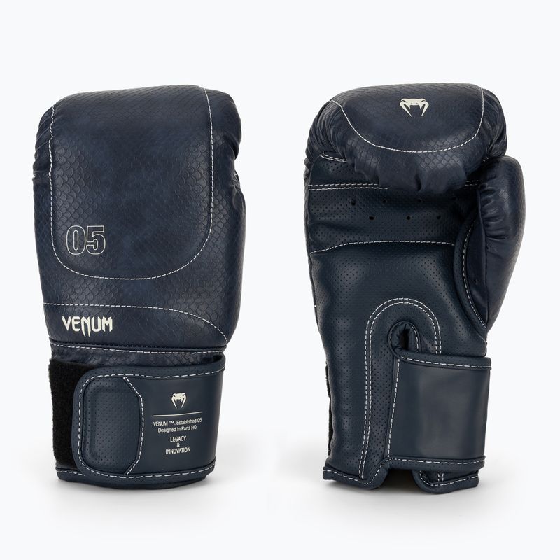 Боксови ръкавици Venum Impact Evo Scales midnight blue