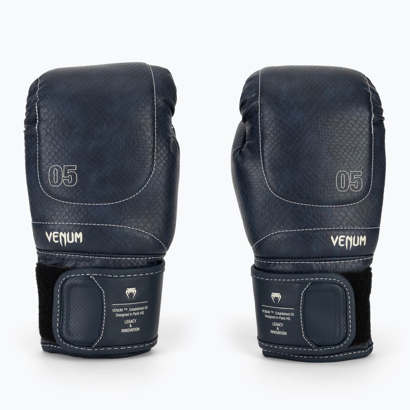 Боксови ръкавици Venum Impact Evo Scales midnight blue 2