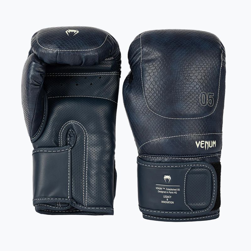 Боксови ръкавици Venum Impact Evo Scales Boxing midnight blue
