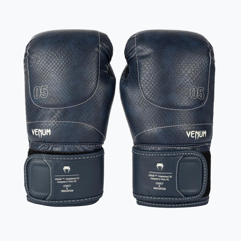 Боксови ръкавици Venum Impact Evo Scales Boxing midnight blue 2