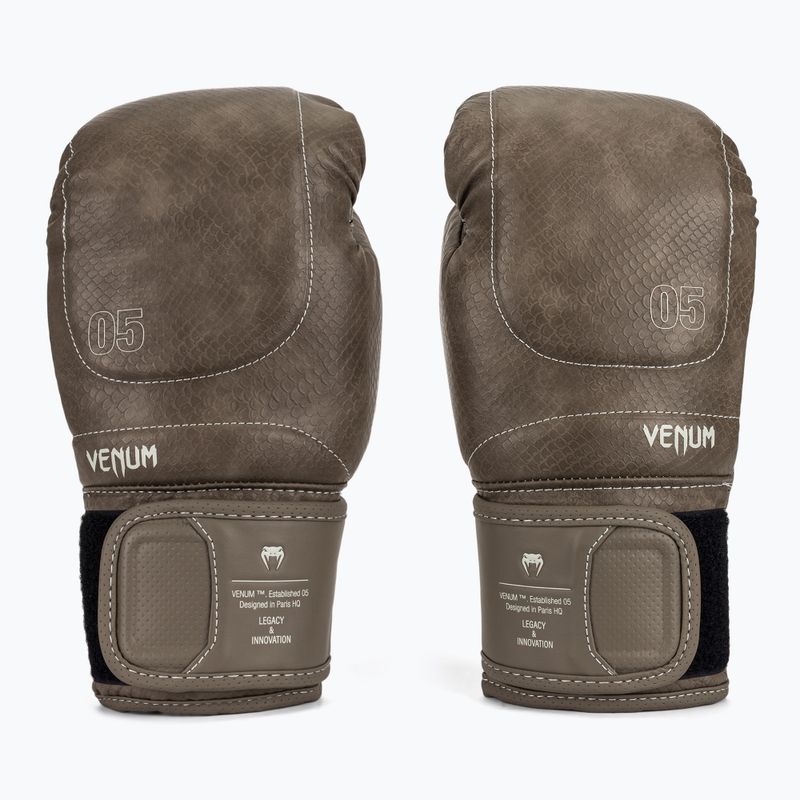 Боксови ръкавици Venum Impact Evo Scales brown 2