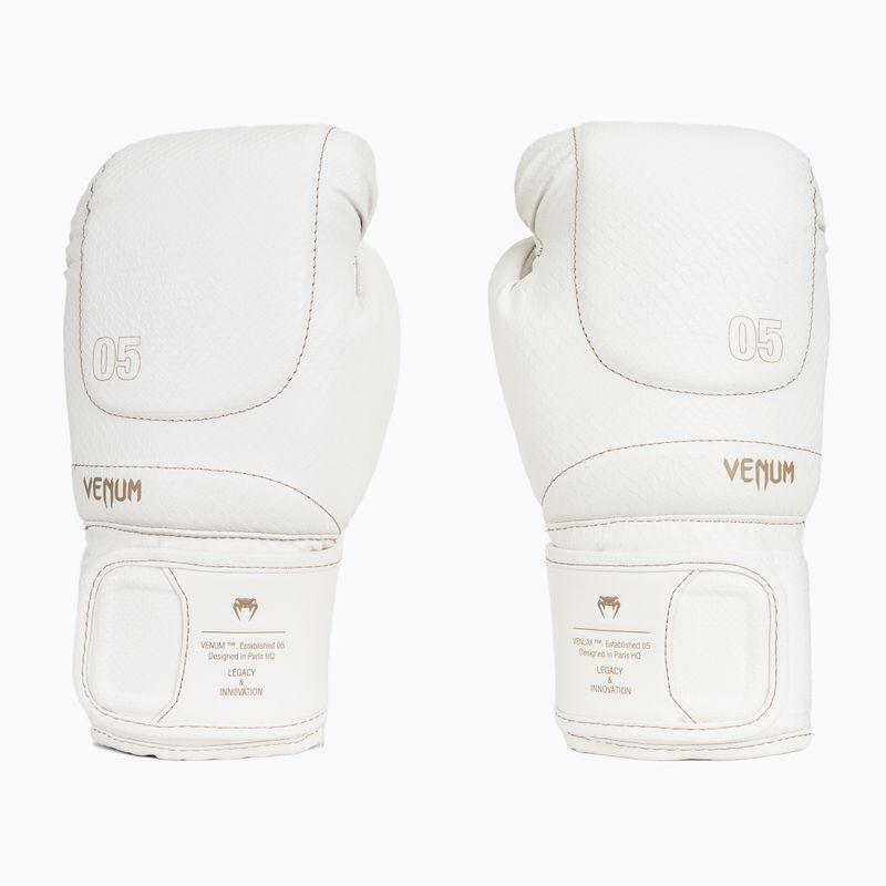 Боксови ръкавици Venum Impact Evo Scales ivory 2