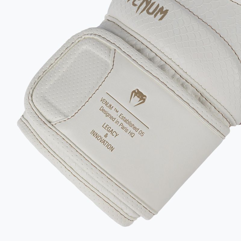 Боксови ръкавици Venum Impact Evo Scales Boxing ivory 7