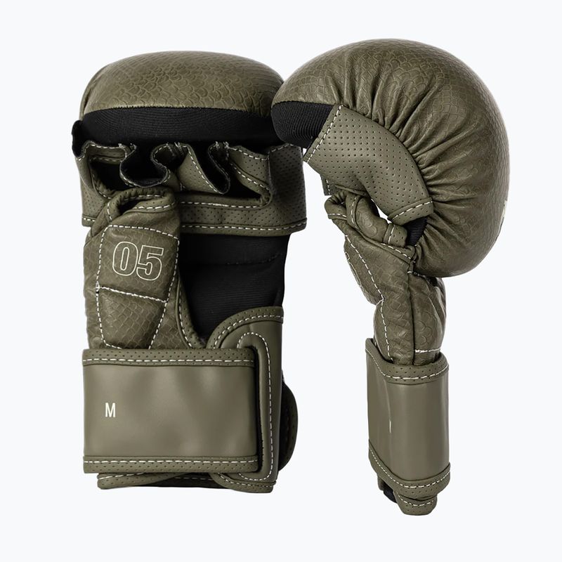 MMA спаринг ръкавици Venum Impact Evo Scales MMA army green 2
