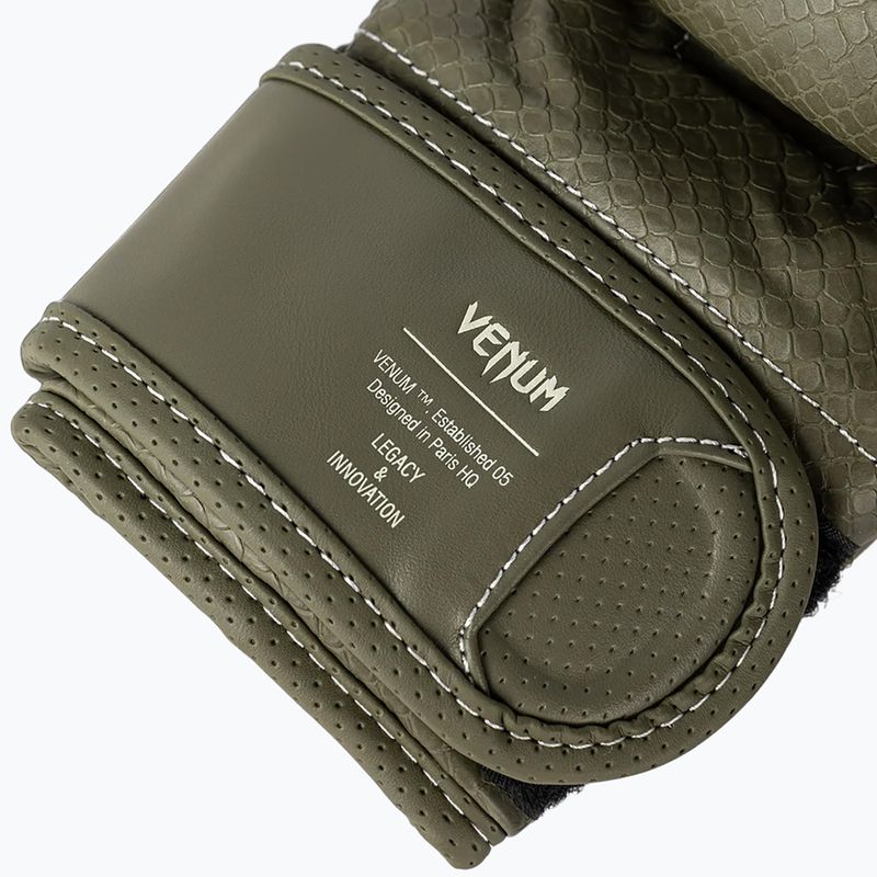 MMA спаринг ръкавици Venum Impact Evo Scales MMA army green 5