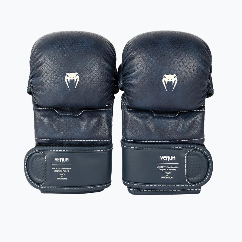 MMA спаринг ръкавици Venum Impact Evo Scales MMA midnight blue