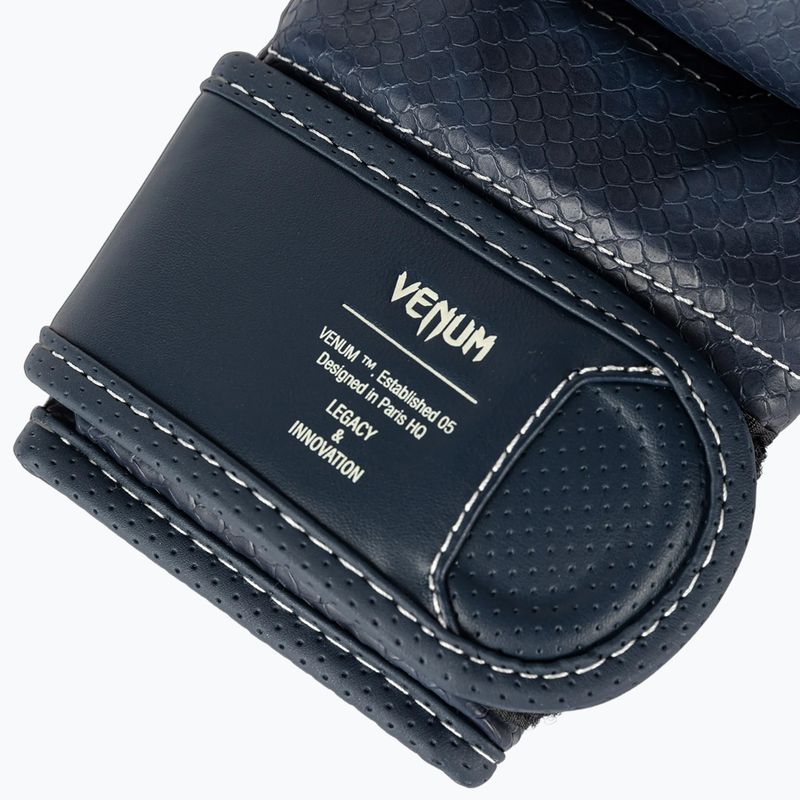 MMA спаринг ръкавици Venum Impact Evo Scales MMA midnight blue 5