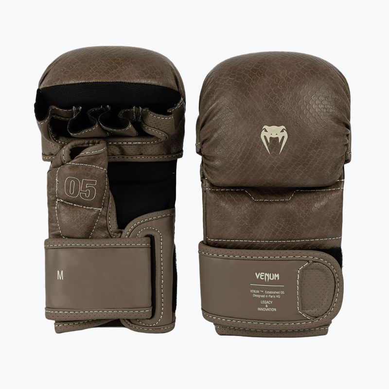 Ръкавици за спаринг MMA Venum Impact Evo Scales MMA brown 2