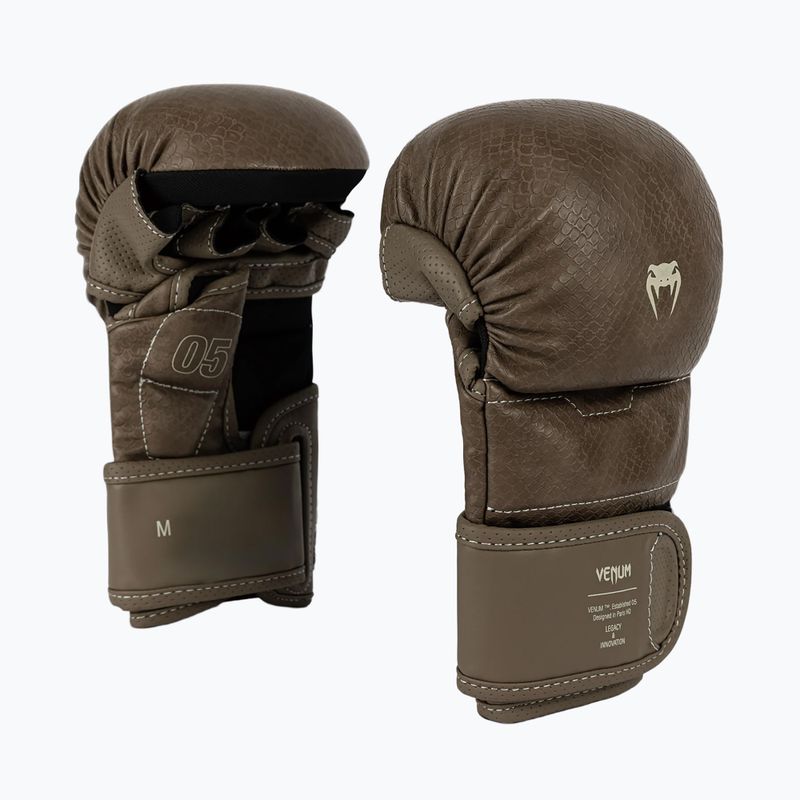 Ръкавици за спаринг MMA Venum Impact Evo Scales MMA brown 3