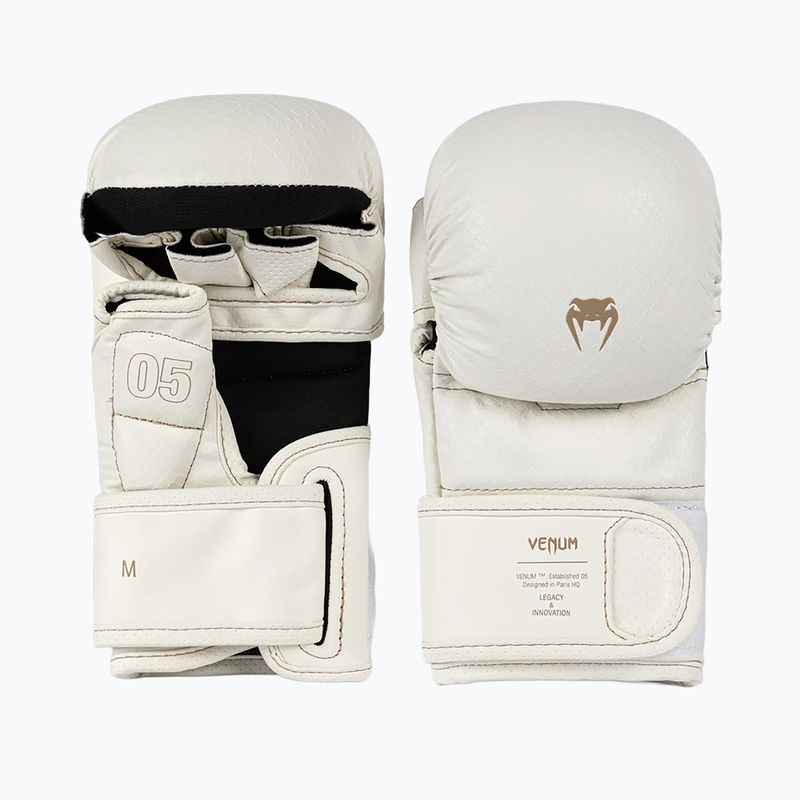 Ръкавици за спаринг MMA Venum Impact Evo Scales MMA ivory 2