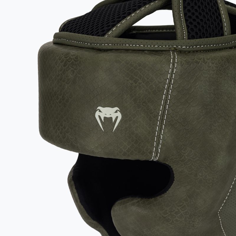 Боксьорска каска Venum Impact Evo Scales Headgear army green 4