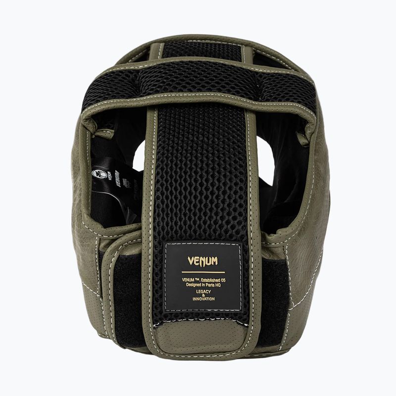 Боксьорска каска Venum Impact Evo Scales Headgear army green 2