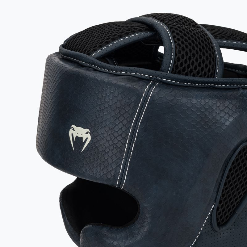 Боксьорска каска Venum Impact Evo Scales Headgear midnight blue 4
