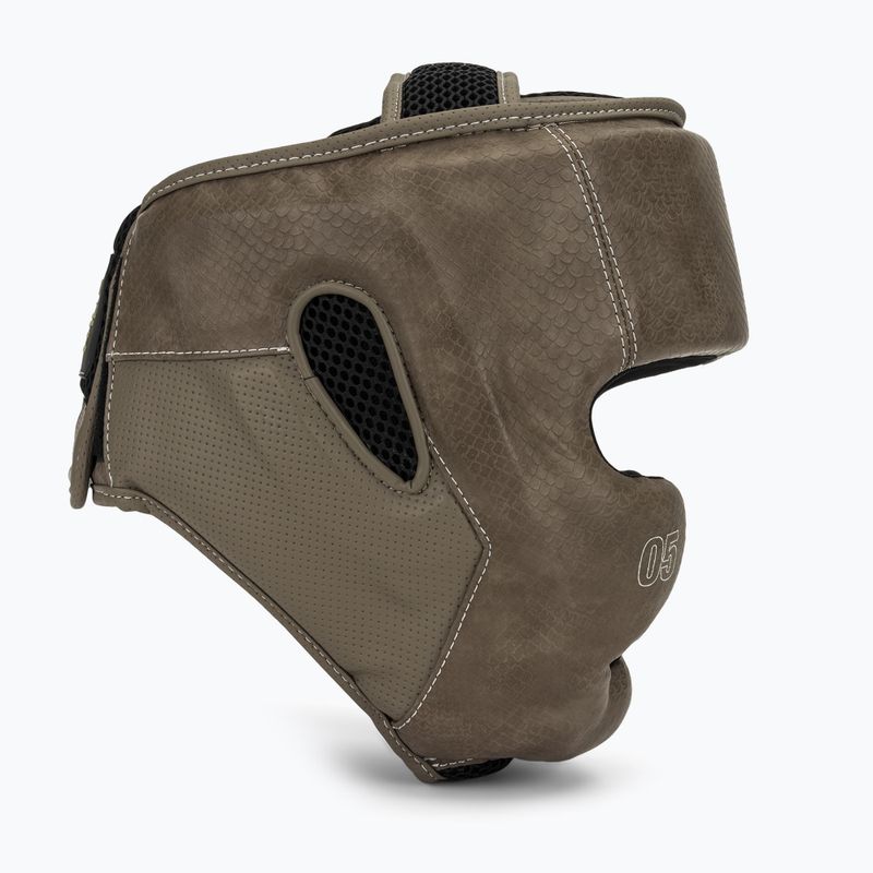 Боксьорска каска Venum Impact Evo Scales Headgear brown 2
