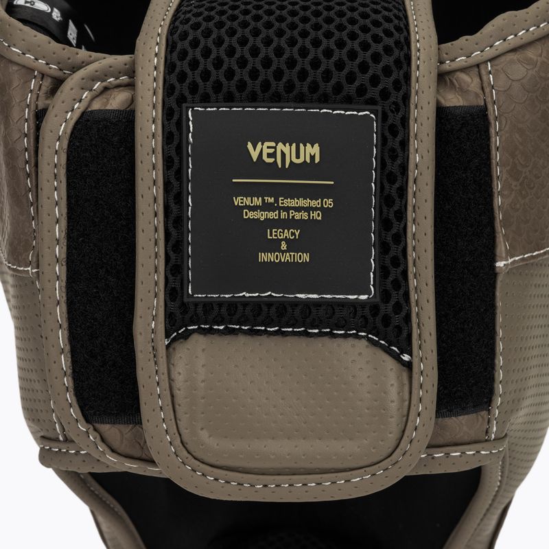 Боксьорска каска Venum Impact Evo Scales Headgear brown 5