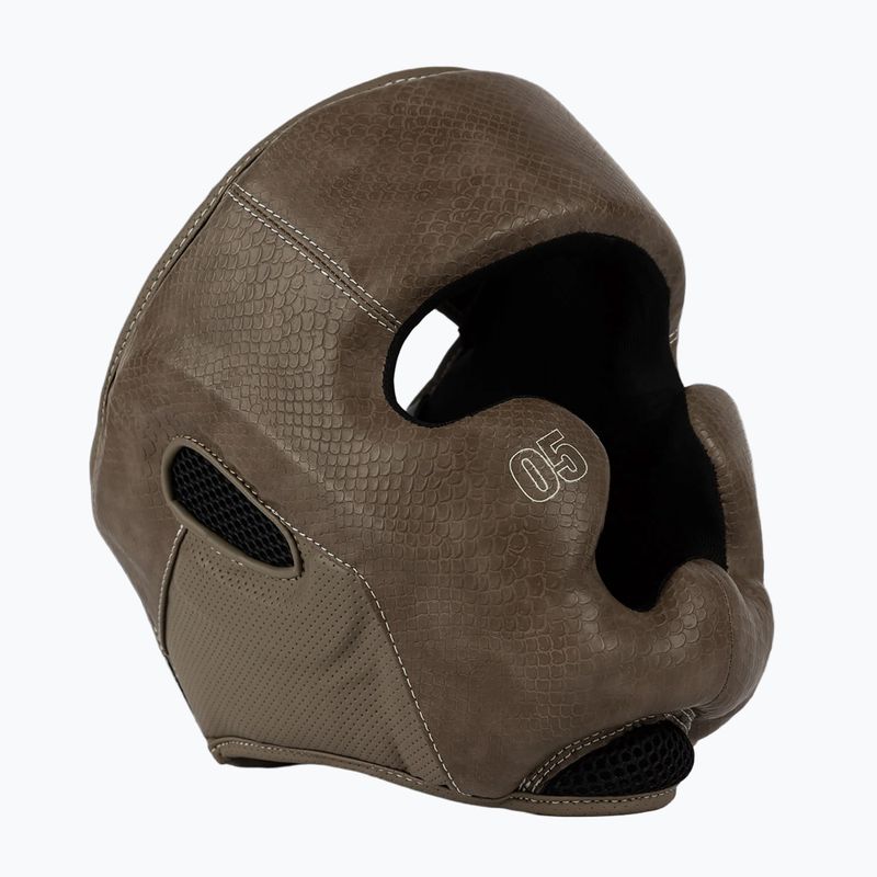 Боксьорска каска Venum Impact Evo Scales Headgear brown 2