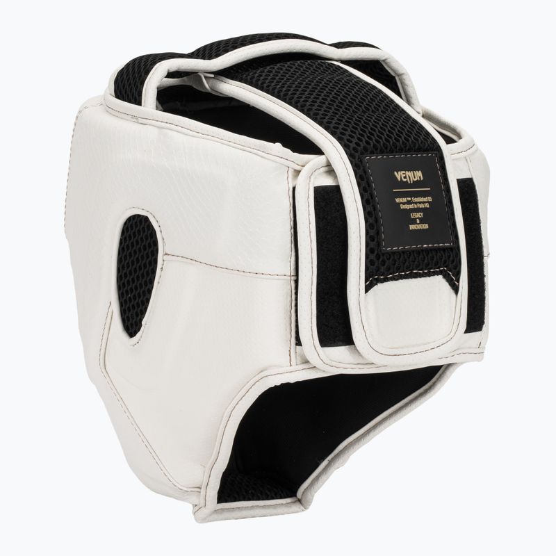 Боксьорска каска Venum Impact Evo Scales Headgear ivory 3