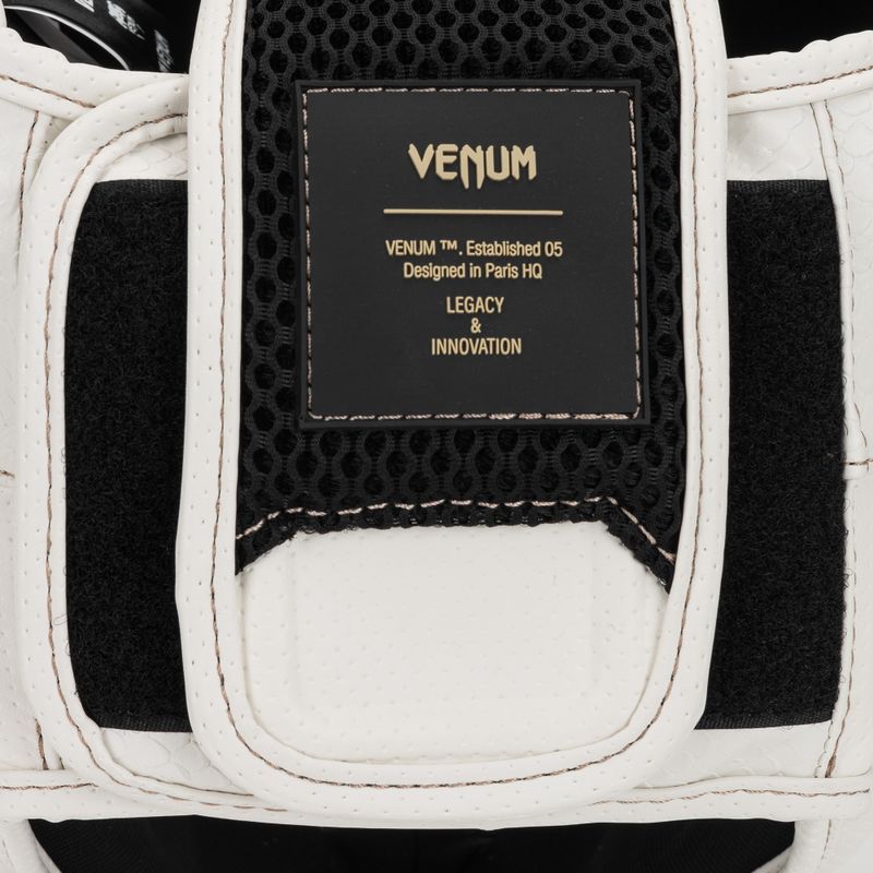 Боксьорска каска Venum Impact Evo Scales Headgear ivory 5