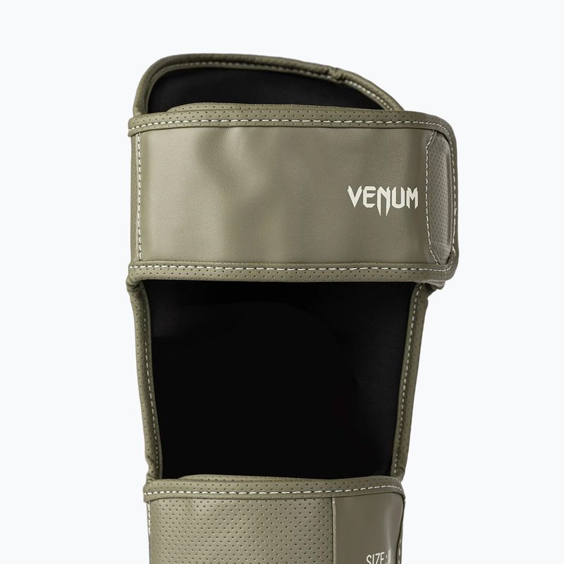 Протектори за пищяли и стъпала Venum Impact Evo Scales Shinguards army green 4