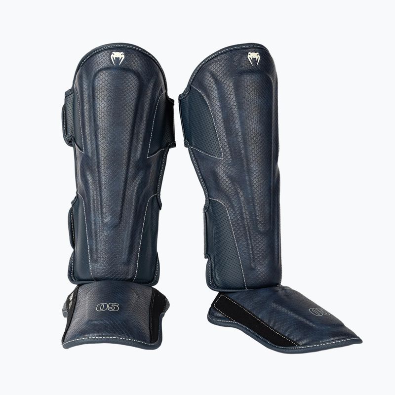 Протектори за пищяли и стъпала Venum Impact Evo Scales Shinguards midnight blue 2