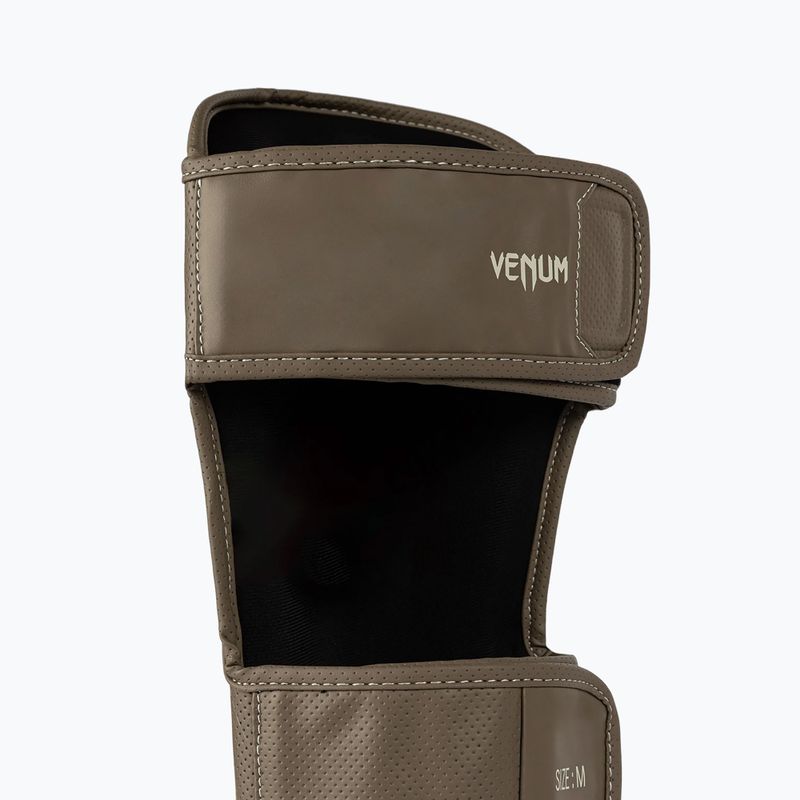 Протектори за пищяли и стъпала Venum Impact Evo Scales Shinguards brown 4