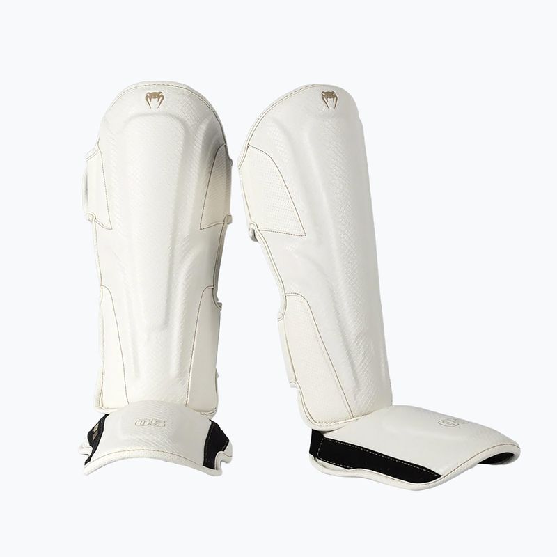 Протектори за пищяли и стъпала Venum Impact Evo Scales Shinguards ivory 2