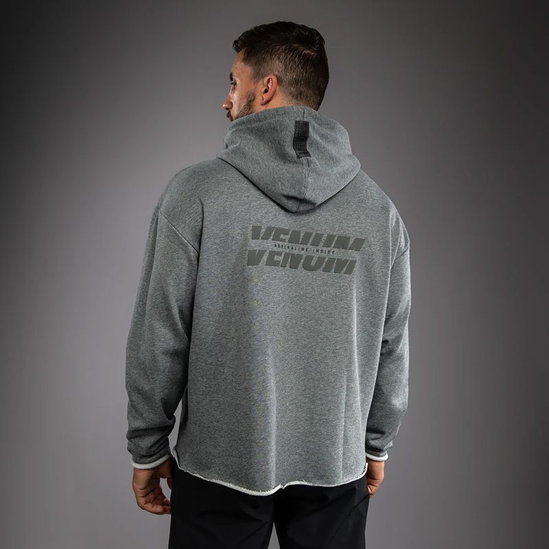 Мъжки суитшърт Venum Divide Hoodie heather grey 3