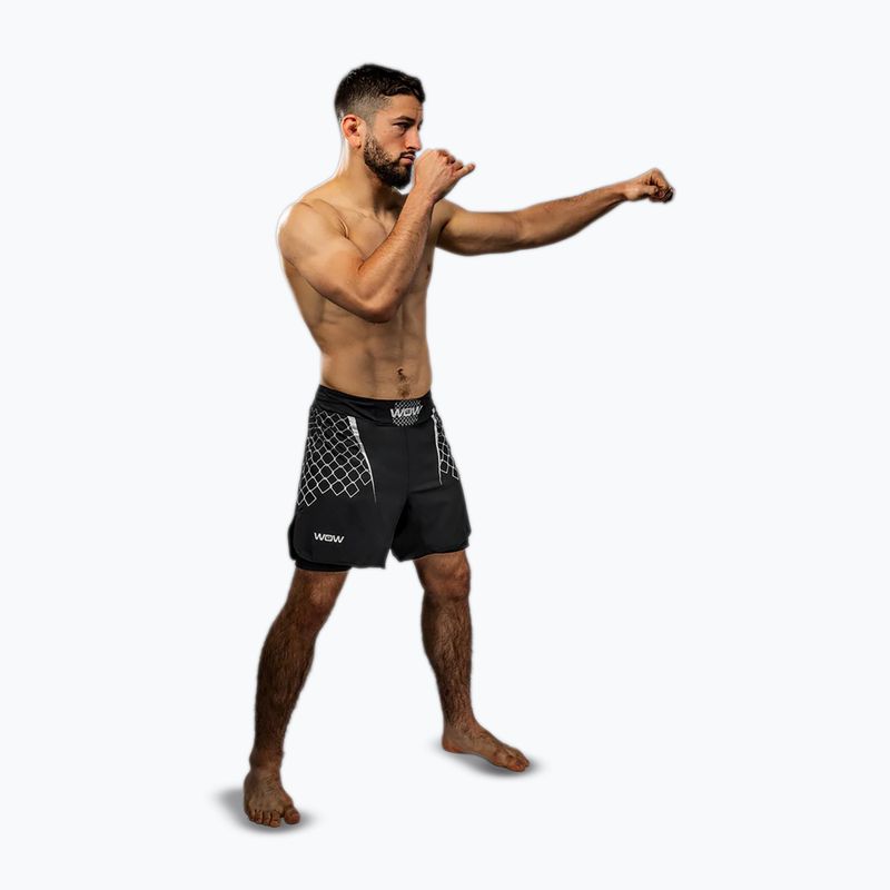 Мъжки шорти за тренировка Venum X WOW FC black/silver grey 2
