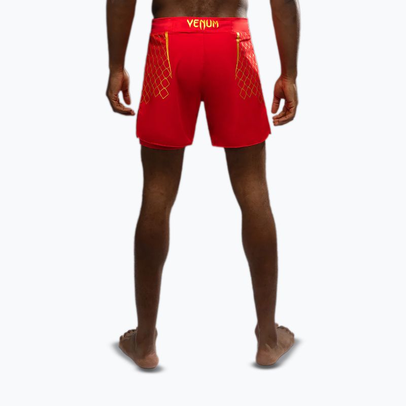 Мъжки шорти за тренировка Venum X WOW FC fury red/gold 3