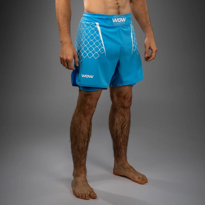 Мъжки тренировъчни шорти Venum X WOW FC fury pacyfic blue 5