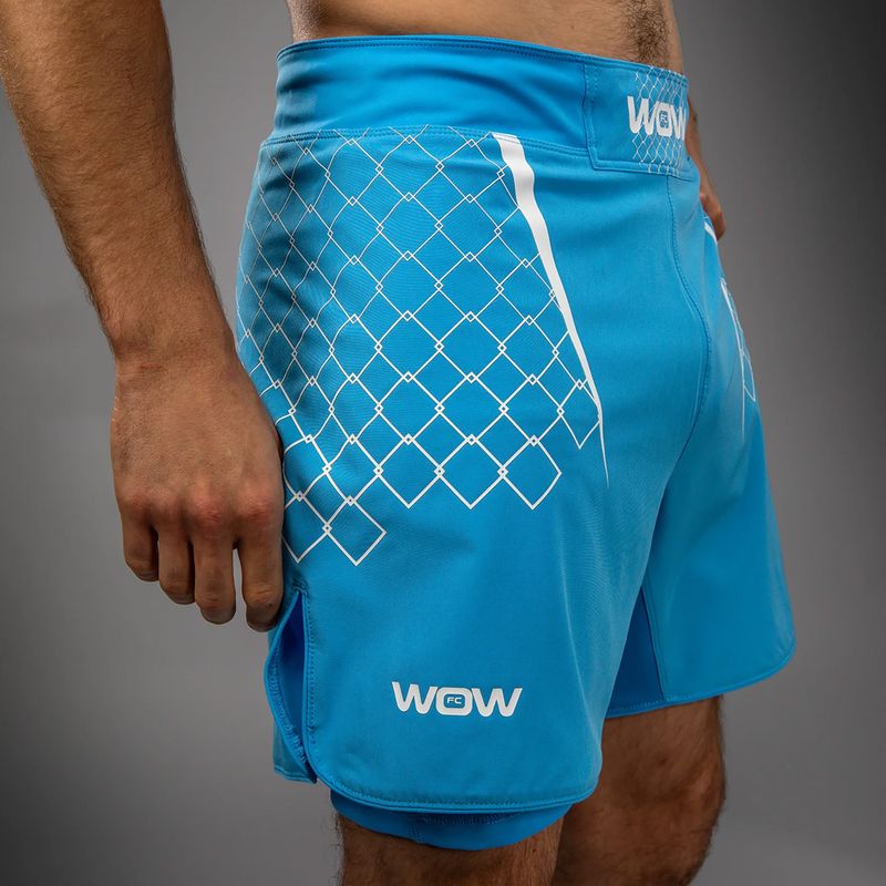 Мъжки тренировъчни шорти Venum X WOW FC fury pacyfic blue 6