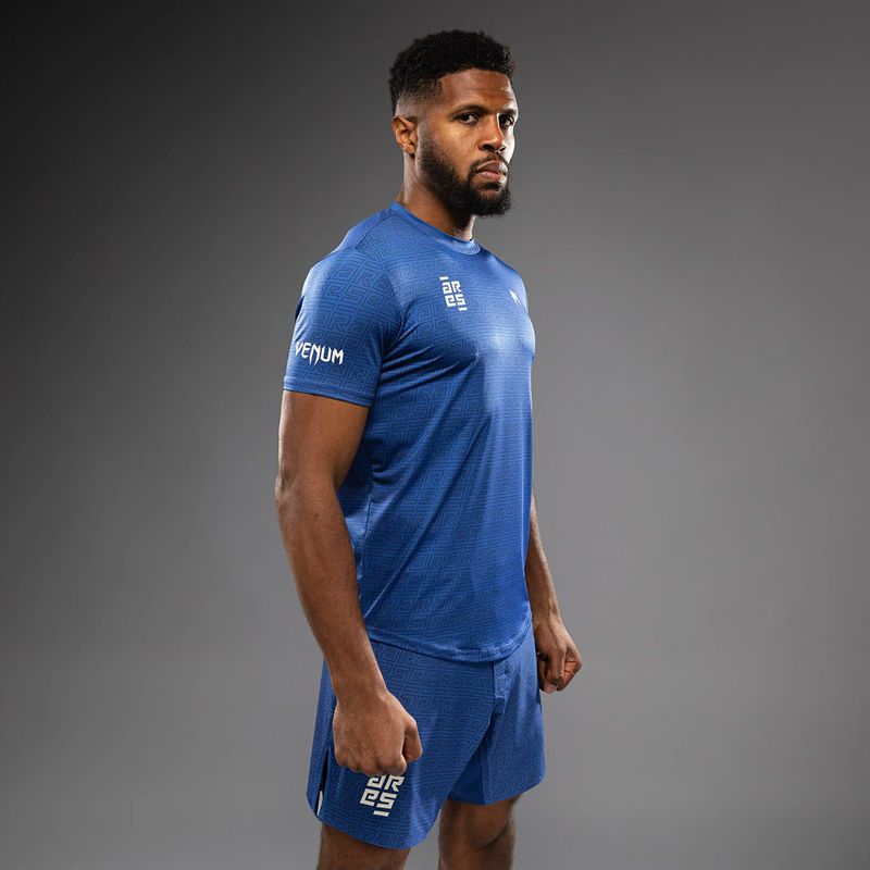 Мъжка тениска за тренировка Venum X Ares 2.0 Dry Tech royal blue 4