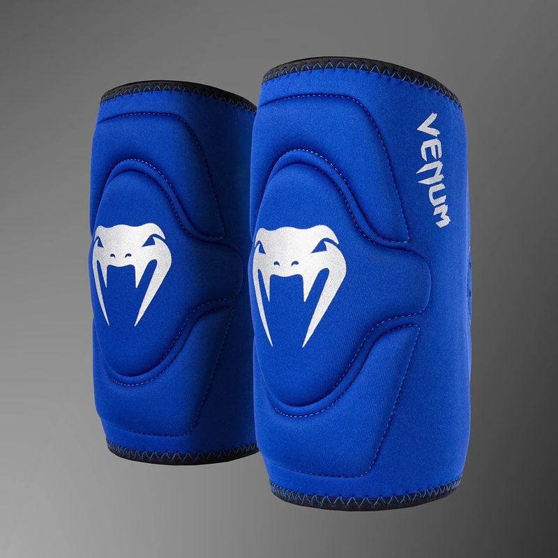 Протектор за коляно Venum Kontact Knee Pad royal blue/silver 2