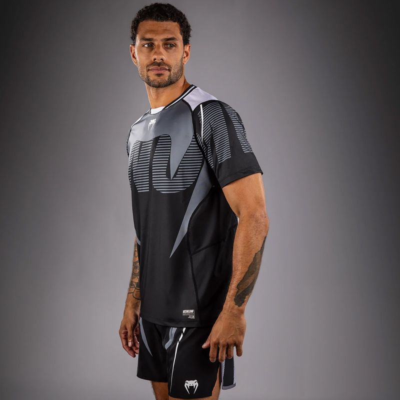 Мъжка тениска Venum Adrenaline Dry-tech black/silver grey 4
