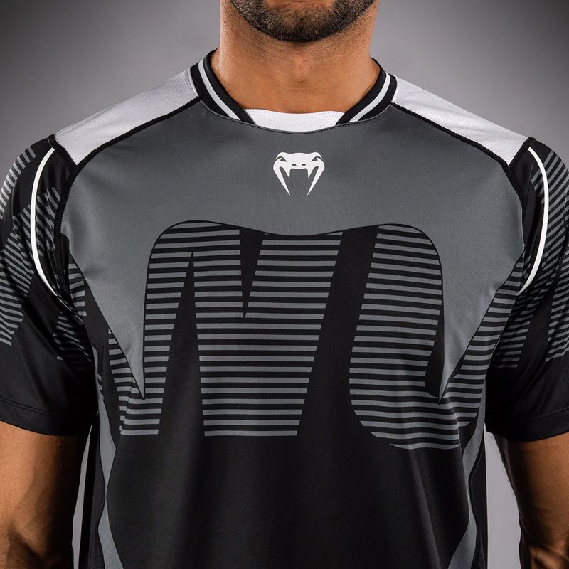Мъжка тениска Venum Adrenaline Dry-tech black/silver grey 5