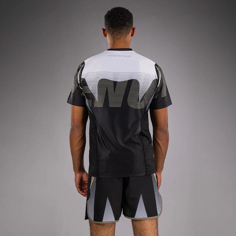 Мъжка тениска Venum Adrenaline Dry-tech black/sand 3