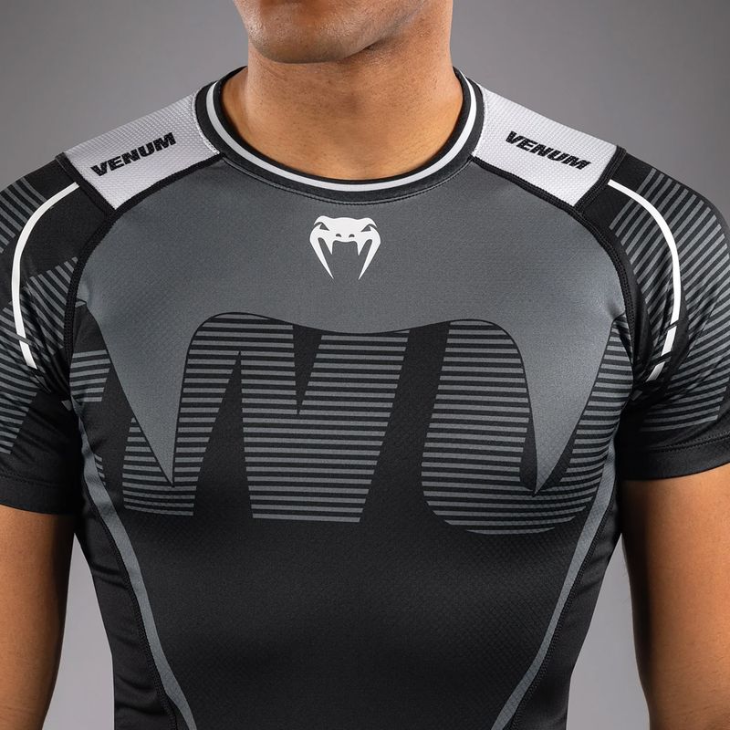 Мъжки рашгард Venum Adrenaline Rashguard black/silver grey 5