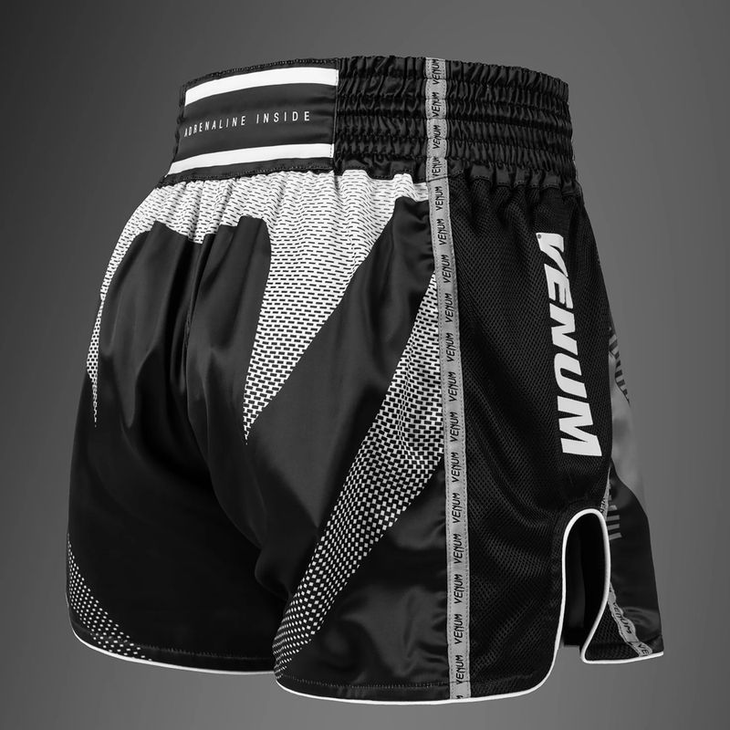 Мъжки шорти за тренировка Venum Adrenaline Muay Thai black/silver grey 4