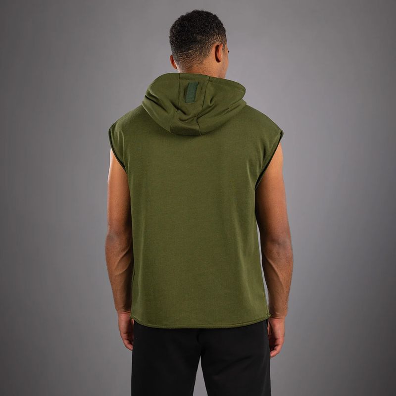 Мъжки суитшърт Venum Muay Thai VT Sleeveless Hoodie military green 2