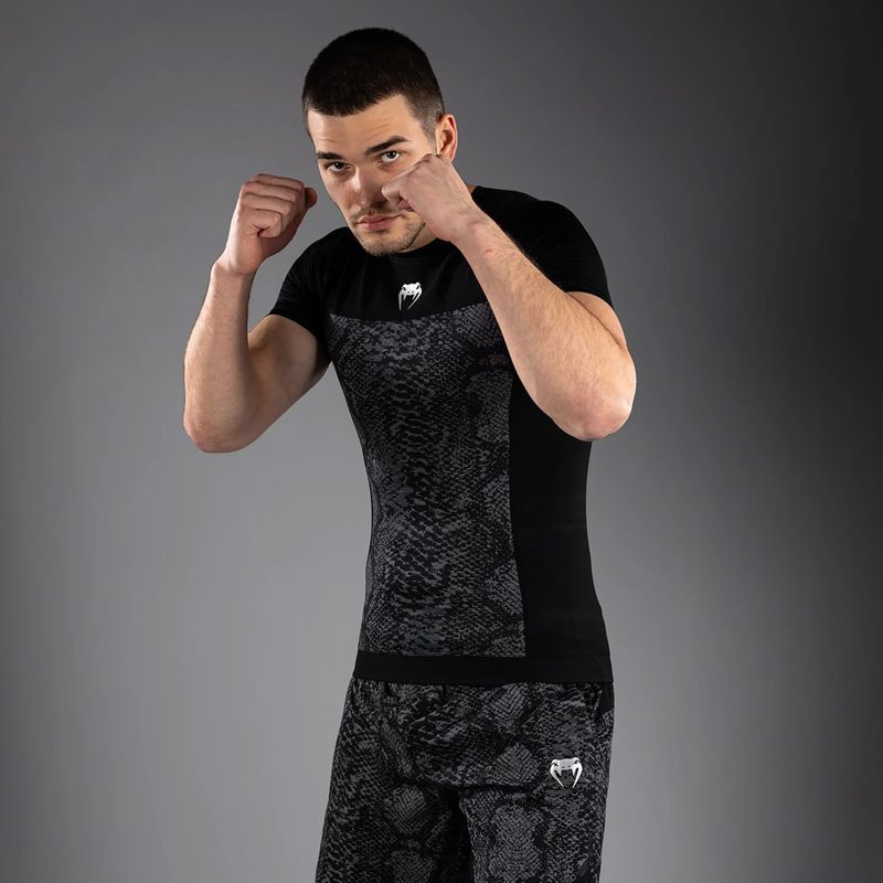 Мъжки рашгард Venum G-Fit Scales Rashguard black/charcoal grey 4