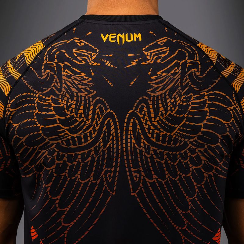 Мъжка тениска Venum Quetzal Fury Dry-Tech black/fury red/tangerine 6