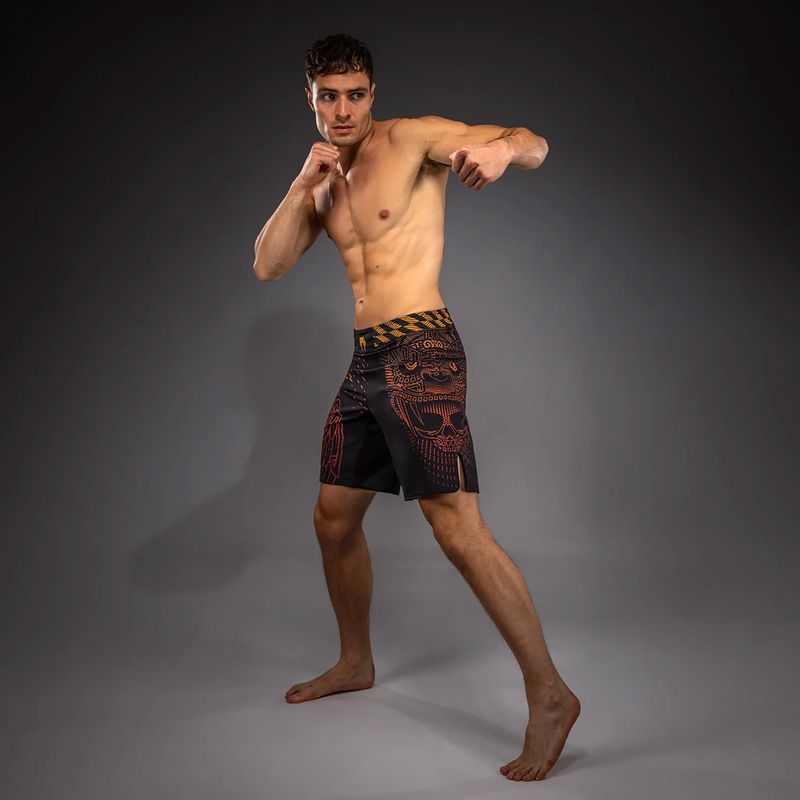 Мъжки шорти за тренировка Venum Quetzal Fury Fightshorts black/fury red/tangerine 2