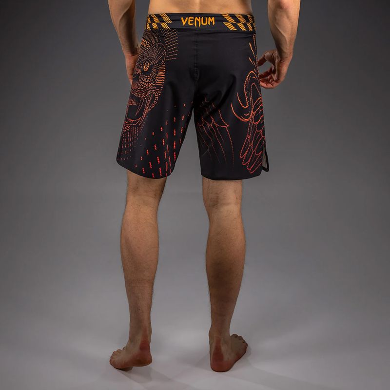 Мъжки шорти за тренировка Venum Quetzal Fury Fightshorts black/fury red/tangerine 3