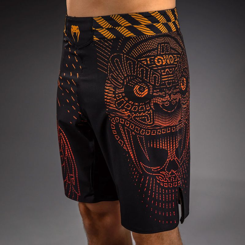 Мъжки шорти за тренировка Venum Quetzal Fury Fightshorts black/fury red/tangerine 5