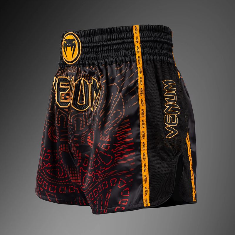 Мъжки шорти за тренировка Venum Quetzal Fury Muay Thai black/fury red/tangerine 3