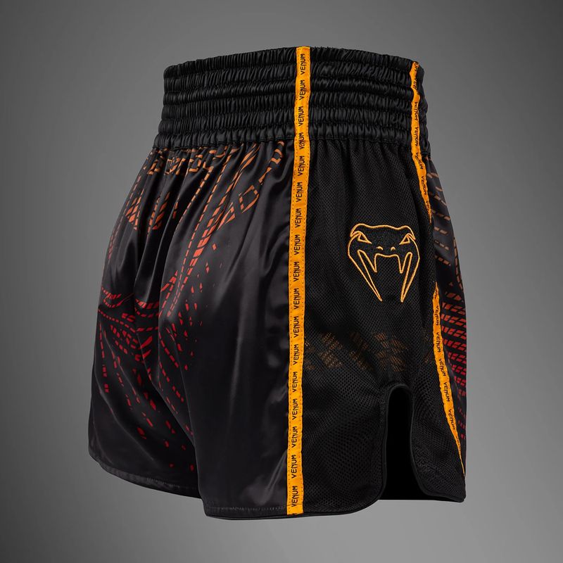 Мъжки шорти за тренировка Venum Quetzal Fury Muay Thai black/fury red/tangerine 4