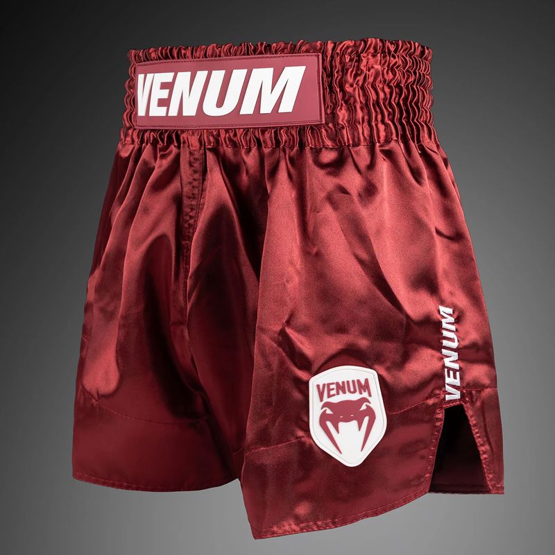 Мъжки шорти за тренировка Venum Classic Evo Muay Thai burgundy 3