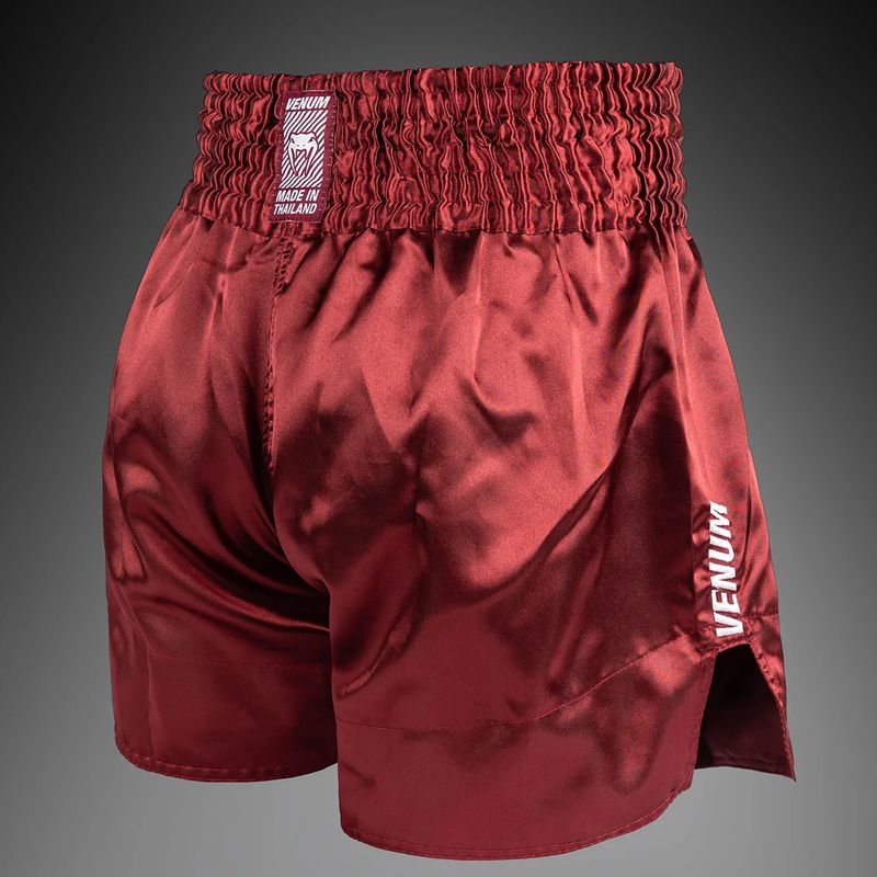 Мъжки шорти за тренировка Venum Classic Evo Muay Thai burgundy 4